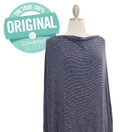 Covered Goods multi-use nursing cover - Navy and Ivory Pinstripe