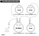 Sound Tech CM-1000 Table Top Conference Meeting Microphone with Omni-Directional Stereo 3.5mm Plug