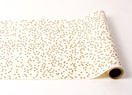 Gold Confetti Paper Table Runner 25' American Made