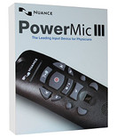 Nuance PowerMic III Speech Recognition Dictation Microphone with Cradle and 3 Foot Cord