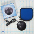 Sound Tech CM-1000 (Pack of 2) Table Top Conference Meeting Microphone with Omni-Directional Stereo 3.5mm Plug & Audio Spliter