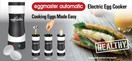 Eggmaster Automatic Electric Egg Cooker Red