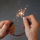 The Bushcraft | Fire Starter Necklace | MADE IN USA | Lifetime Guarantee | Modern Day Flint & Steel Two-Part Pendant | Rich Cowhide Leather | Tied with Classic Mountaineering Knots