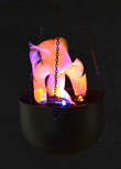 Flame Light Burning Torch 4-in-1, Battery Operated, Fake Fire, Artifical Flame, Realistic Silk Flame, Halloween, Theater, Mood Lighting, LED