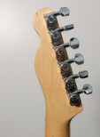 Hipshot Grip-Lock Vintage 6 Inline Staggered Closed 8.5mm Tuners with Universal Mounting Plate, Chrome