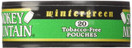 Smokey Mountain Wintergreen Pouches - .8oz Canister (5 Pack) Tobacco Free