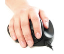 Hippus Hippus HandShoe M2WB Mouse Medium Right Wired Hand Black