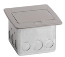 Lew Electric PUFP-CT-SS Countertop Box, Pop Up w/20A GFI Receptacle - Stainless Steel
