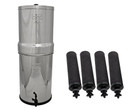 Berkey Berkey CRN8X4-BB Crown Water Purification System with 4 Black Elements