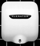 XLERATOR XLERATOR XL-W Automatic High Speed Hand Dryer with White Cover and 1.1 Noise Reduction Nozzle, 12.5 A, 110/120 V