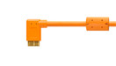 Tether Tools TetherPro USB 3.0 male to Micro-B Right Angle Cable, 15 feet, Orange