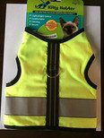 Crazy K Farms Kitty Holster Reflective Safety Harness M/L Neon Yellow