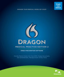 Dragon Medical Nuance Dragon Medical Practice Edition 2 - 1 License Retail Box