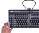 KINESIS Kinesis Freestyle2 Blue Wireless Ergonomic Keyboard for PC (20" Extended Separation)