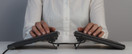 KINESIS Kinesis Freestyle2 Ergonomic Keyboard w/ V3 Lifters for Mac (9" Separation)