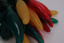 Casa Noel Chili Pepper Lights - Fiesta Lights - Red/Green/Yellow Set of 35