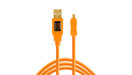 Tether Tools TetherPro USB 2.0 A Male to Mini-B 8 Pin, 15 feet (4.6m), Orange