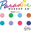 Mehron Mehron Makeup Paradise AQ Face & Body Paint 8 Color Palette- PASTEL