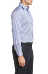 Lorenzo Uomo Lorenzo Uomo Trim Fit Textured Stripe Dress Shirt - Size 16 34/35 Brand New