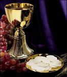 Christian Brands Gold Plate Brass Chalice with Paten, 12 Ounce