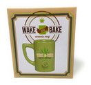 Island Dogs Island Dogs Wake and Bake All in One Ceramic Mug Coffee Cup Pipe Novelty Gifts
