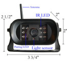 4UCam 4Ucam TWO Digital Wireless Camera + 7" Monitor Quad-view Split screen for Bus, RV, Trailer, Motor Home, 5th Wheels and Trucks Backup or Rear View