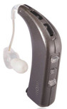 Sound World Solutions Sound World Solutions - Sidekick - Bluetooth Wireless Personal Sound Amplifier (One Ear, Steel Gray Metallic)
