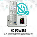 Panasonic Panasonic KX-TGE263S Link2Cell Bluetooth Enabled Phone with Answering Machine, 3 Cordless Handsets