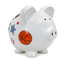 Child to Cherish Ceramic Piggy Bank for Boys, Sport