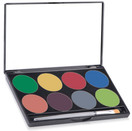 Mehron Makeup Paradise AQ Face & Body Paint 8 Color Palette (Tropical)