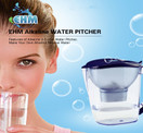 Ehm Ultra Premium Alkaline Water Pitcher - 3.5L Pure Healthy Water Ionizer, Activated Carbon Filter - Healthy, Clean & Toxin-Free Mineralized Alkaline Water In Minutes - Up to PH 9.5- 2019