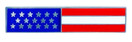 Police Officer Firefighter USA US American Flag Unifom Medal Pin Bar Silver