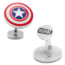 Marvel Comics Marvel Comics Mens Captain America Shield Cufflinks