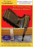 ClipDraw Glock Large Frame Clipdraw Belt Clip for Concealed Carry Fits Models 20, 21, 21SF, 29, 30, 30SF, 37, 38, 39