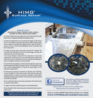 HIMG LCA(TM) CLEAR, Light Cure Acrylic DIY Surface Repair Kit for Granite, Marble and Porcelain