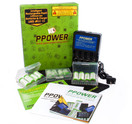 Ppower Pbe 12 packs of 700mAh 3.7v Cr123a Rechargeable Battery + PPOWER 4 Slots 3.7V Li-ion charger (PI4) + Battery boxes (12X) CE Certified for Arlo Camera, Reolink Argus, Keen, etc