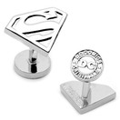 Cufflinks Cufflinks Inc. Men's Silver Superman Shield Cufflinks Silver One Size