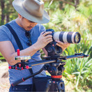 Kamerar Kamerar 31 Fluid Motion Video Slider: Flywheel, Counterweight, Light Carbon Fiber Rails, Adjustable Legs, DSLR Camera/Camcorder Stabilization Track
