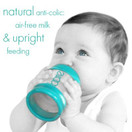 Bittylab Baby Bottle - Bare Air-Free Feeding System, Easy Latch Nipple For Bottle-Fed Babies - Starter Set