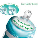 Bittylab Baby Bottle - Bare Air-Free Feeding System, Easy Latch Nipple For Bottle-Fed Babies - Starter Set