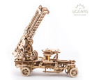 UGEARS UGears Fire Truck with Ladder mechanical wooden model KIT 3D puzzle Assembly