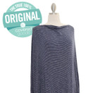 Covered Goods Covered Goods multi-use nursing cover - Navy and Ivory Pinstripe