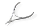 Hans Kniebes Double Spring Stainless Steel Cuticle Nippers, 5 mm Jaw. Made by Hans Kniebes in Solingen, Germany