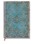 Paperblanks Paperblanks Silver Filigree Journals Maya Blue Grande, 8 1/4 in. x 11 3/4 in. 240 pages, unlined