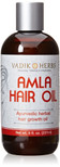Bazaar of India Amla Hair Oil (8 oz)- Ayurvedic herbal hair growth oil ~ Herbal scalp treatment ~ Great for hair loss, balding, thinning of hair, for beard growth, made with Amla (Amalaki) - Indian gooseberry