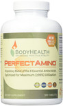 BodyHealth PerfectAmino (300 Tablets) 8 Essential Amino Acid Tablets with BCAA by BodyHealth, Vegan Branched Chain Protein Pre/Post Workout, Increase Lean Muscle Mass, Boost Energy & Stamina, 99% Utilization