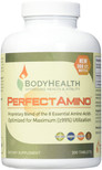BodyHealth PerfectAmino (300 Tablets) 8 Essential Amino Acid Tablets with BCAA by BodyHealth, Vegan Branched Chain Protein Pre/Post Workout, Increase Lean Muscle Mass, Boost Energy & Stamina, 99% Utilization