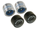 Bearing Buddy Bearing Buddy Stainless Steel Bearing Protectors (1.980" Diameter) with Auto Check With Bras - Pair