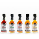 Hella Cocktail Co. Hella Cocktail Five Flavor Bitters Bar Set: Aromatic, Citrus, Smoked Chili, Ginger and Orange Bitters, Premium, 1.7oz Bottle, 5-Bottle Set