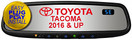 Gentex Gentex GENK45AMB5 Plug & Play for 2016-2018 Toyota Tacoma with Auto-Dimming, Compass, HomeLink5 & Blue Backlit Buttons